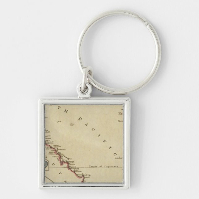 Map of New South Wales Keychain (Front)