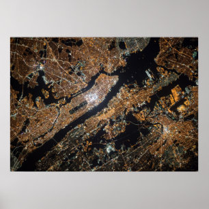 Map Of New York City Poster