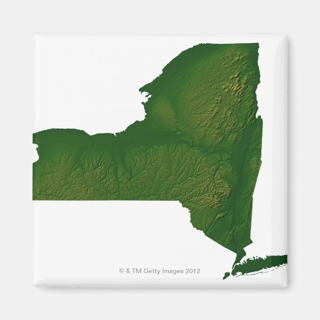 Map of New York State Magnet (Front)