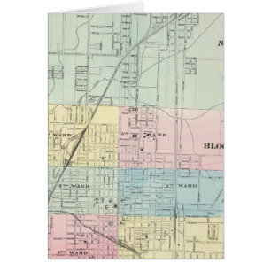 Map of Normal, Bloomington