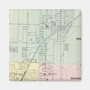 Map of Normal, Bloomington Magnet