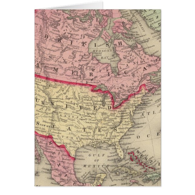 Map Of North America (Front)