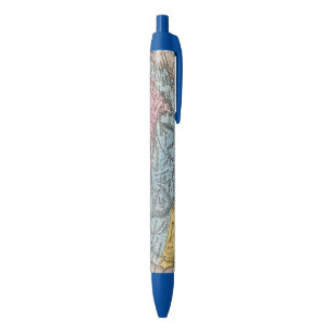 Map of North America 2 Black Ink Pen