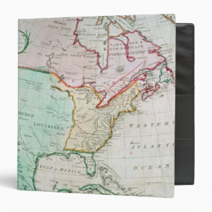 Map of North America Binder