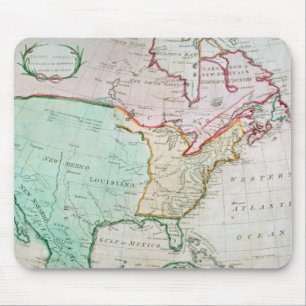 Map of North America Mouse Pad