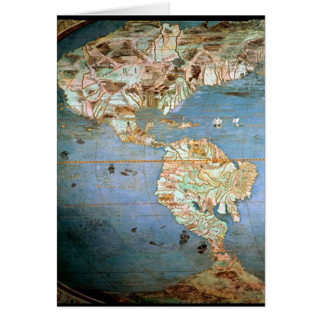 Map of North and South America (Front)