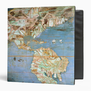 Map of North and South America Binder