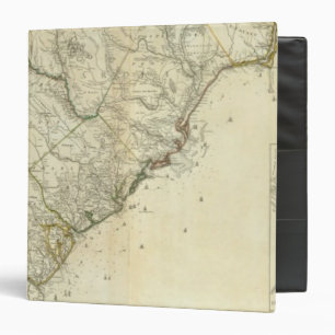 Map Of North And South Carolina Binder