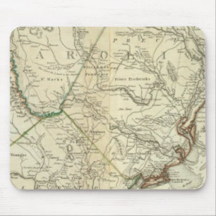 Map Of North And South Carolina Mouse Pad