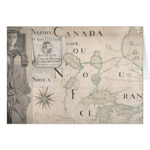 Map of Nouvelle-France 1699