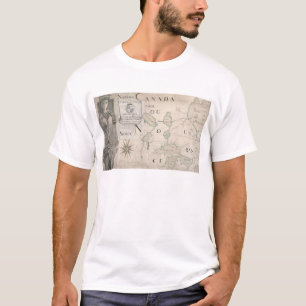 Map of Nouvelle-France  1699 T-Shirt