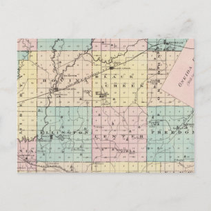 Map of Outagamie County, State of Wisconsin Postcard