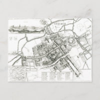 Map of Oxford, 1643