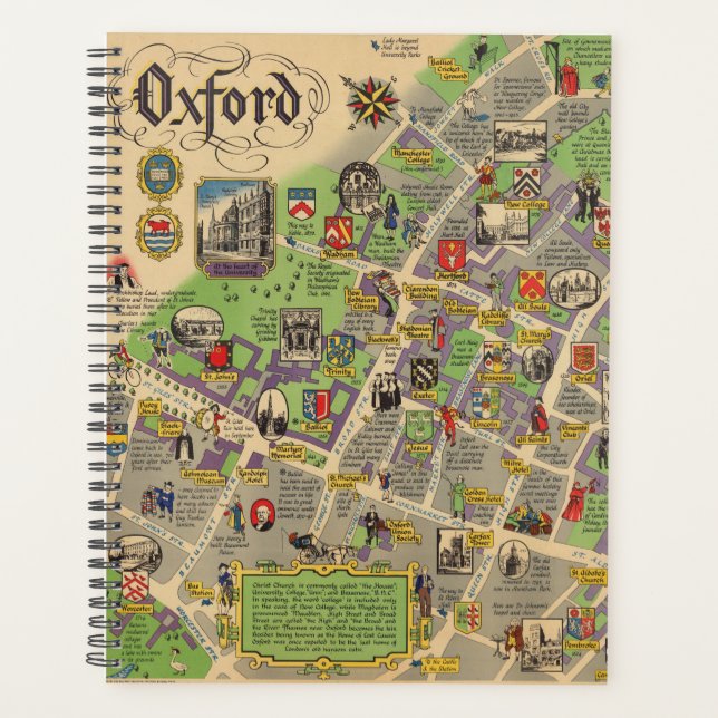 Map of Oxford, England (British Railways) Planner (Front)