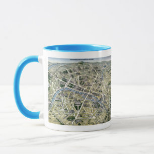 Map of Paris during the period of the Grands Mug