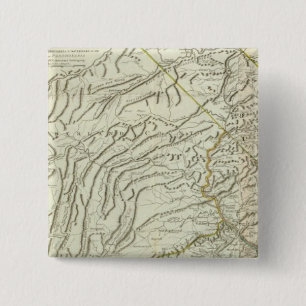 Map Of Pennsylvania 2 Inch Square Button