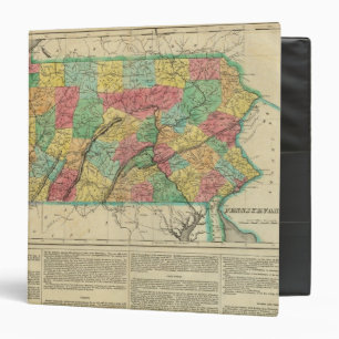 Map Of Pennsylvania Binder