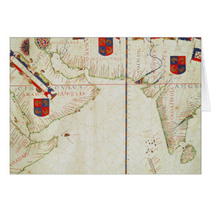 Map of Persia, Arabia and India