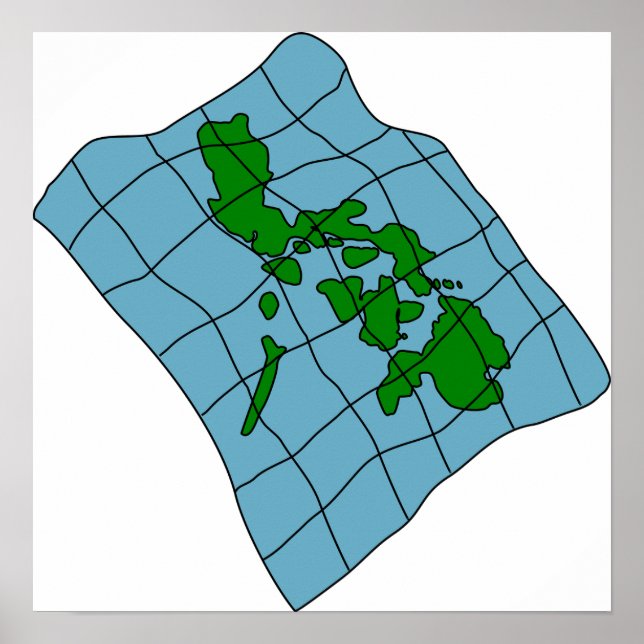 Map Of Philippines Poster (Front)