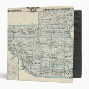 Map of Pike County and Pittsfield Binder