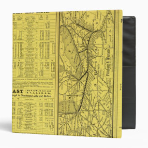 Map of Pittsburgh and Western Railway Binder