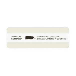 Map of Puerto Rico: Personalized Design
