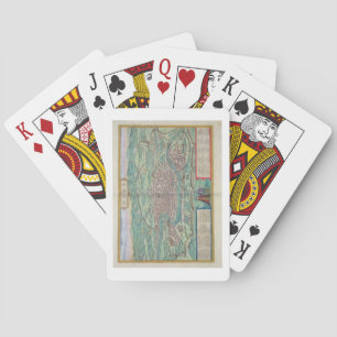 Map of Rome, from 'Civitates Orbis Terrarum' by Ge Playing Cards
