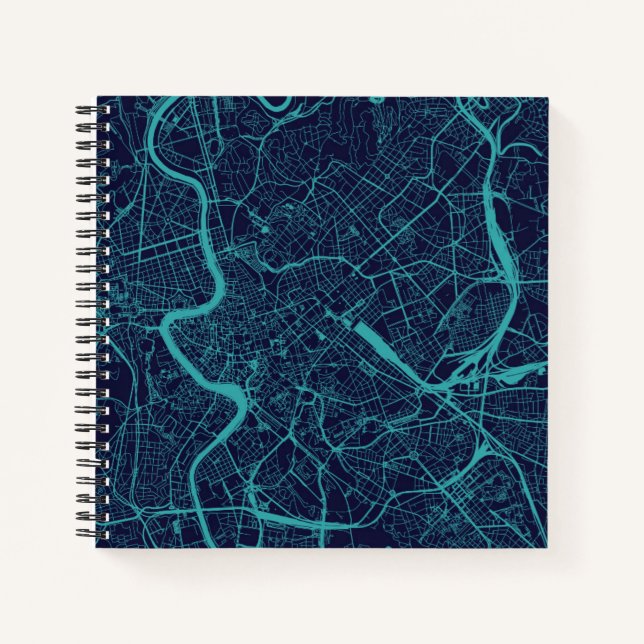 Map of Rome Notebook (Front)