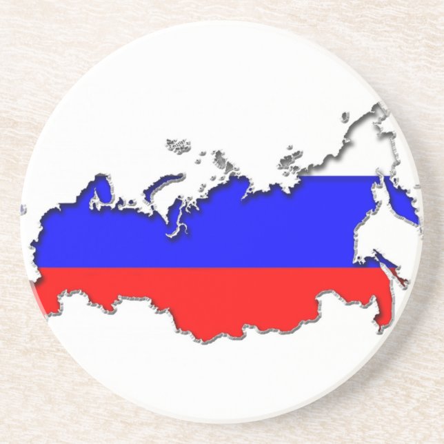 Map of Russia Coaster (Front)