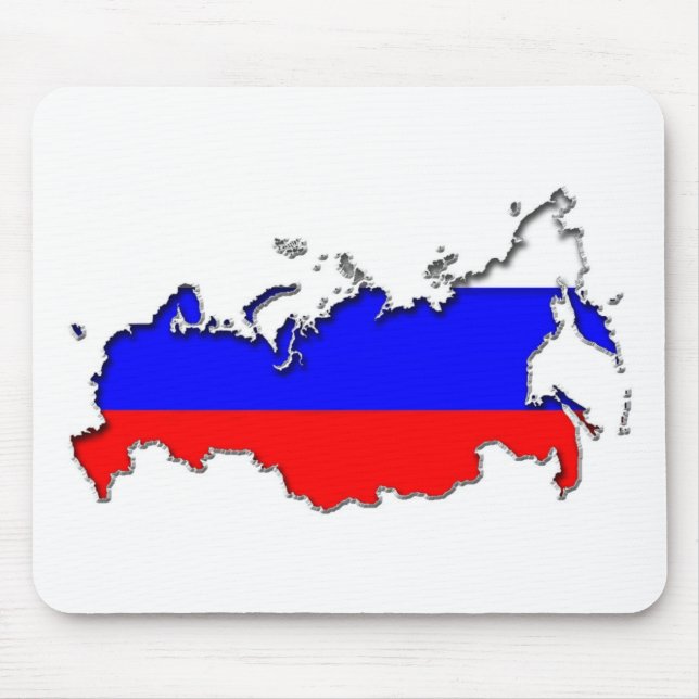 Map of Russia Mouse Pad (Front)