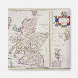 Map of Scotland, c.1700 Magnet