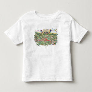 Map of Serravalle, from 'Civitates Orbis Terrarum' Toddler T-shirt