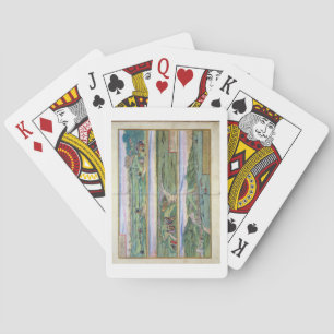 Map of Seville, Cadiz, and Malaga, from 'Civitates Playing Cards