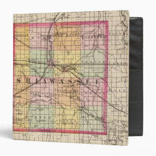 Map of Shiawassee County, Michigan Binder