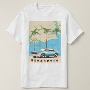 map of Singapore T-Shirt