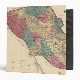 Map of Sonoma County California Binder