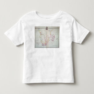 Map of South Africa illustrating Toddler T-shirt