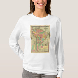 Map of South America 2 T-Shirt