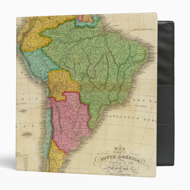 Map of South America 4 Binder (Front/Inside)