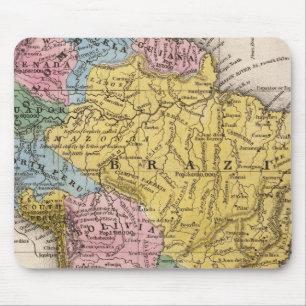 Map of South America 5 Mouse Pad