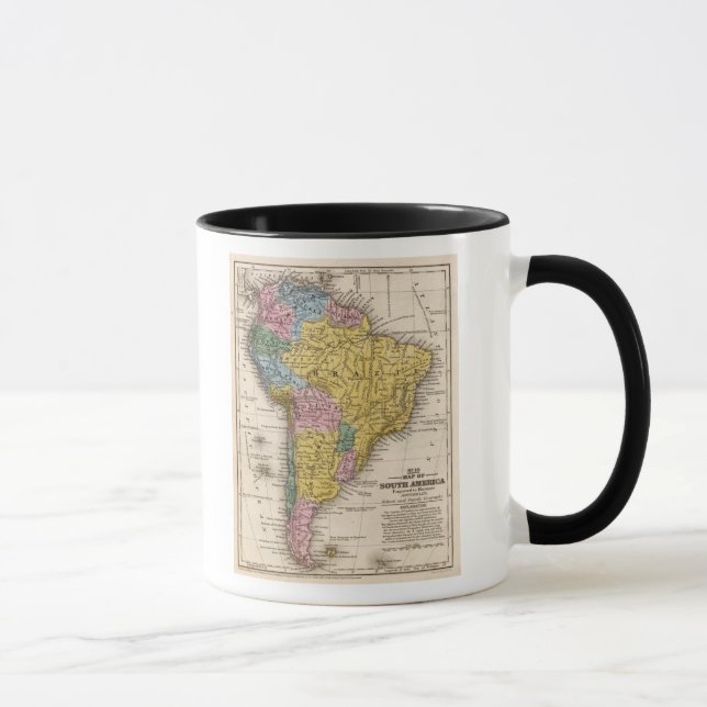 Map of South America 5 Mug (Right)