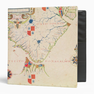 Map of South America and the Magellan Straits Binder