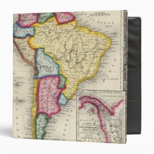 Map Of South America Binder
