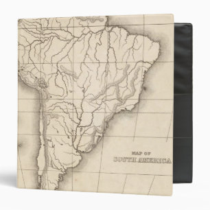 Map of South America Binder
