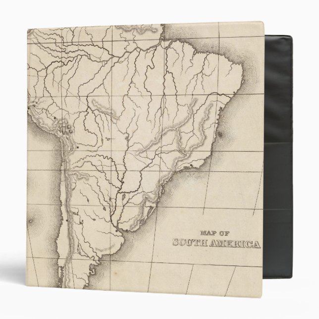 Map of South America Binder (Front/Inside)