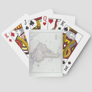 Map of South America Playing Cards