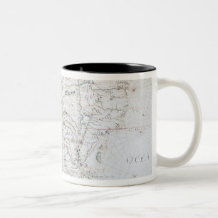 Map of South America Two-Tone Coffee Mug