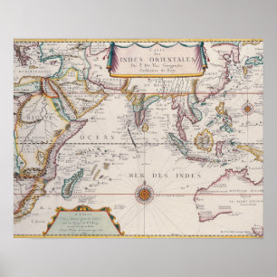 Map of South East Asia Poster