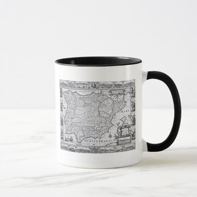 Map of Spain Mug (Right)