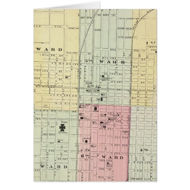 Map of Springfield City (Front)